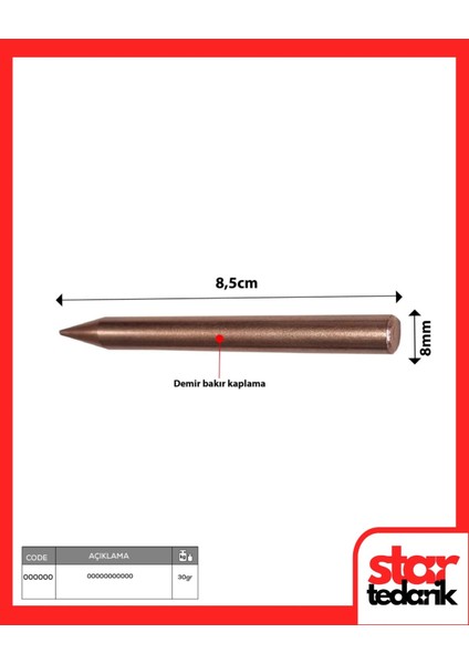 Kaporta Spot Punta Çektirme Kalem Uç