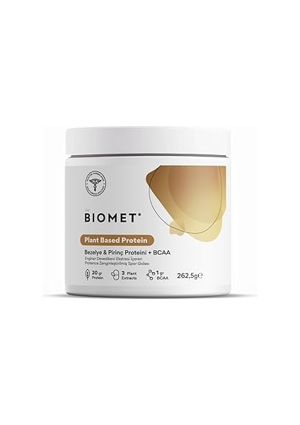 Biomet Plant Based Protein - Bezelye & Pirinç Proteini + Bcaa