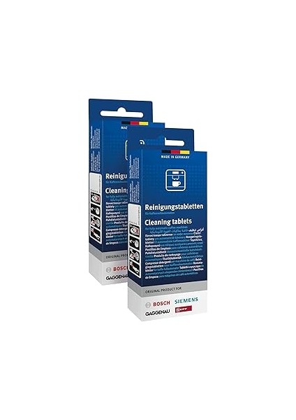 Tam Otomatik Kahve Makineleri Için Temizleme Tabletleri 2'li Ekonomik Paket