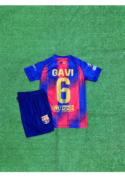 Barcelona 2025/26 Yeni Sezon Gavi Iç Saha Çocuk Forması modelleri