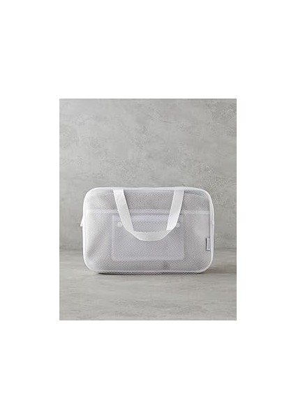 English Ruby Polyester Organizer Beyaz