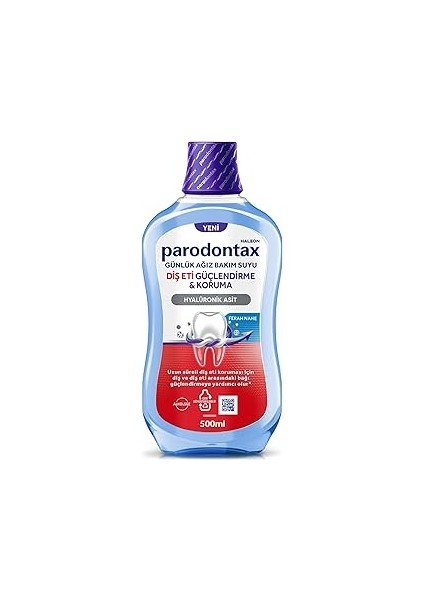 Parodontax Diş Eti Güçlendirme ve Koruma Ağız Bakım Suyu Ferah Nane 500 ml