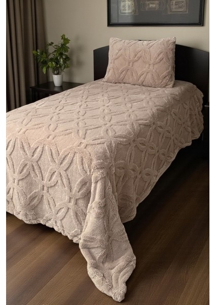 Orion Wellsoft Tek Kişilik Yatak Örtüsü Seti (180×235 cm + 1 Yastık Kılıfı) | Yumuşak ve Sıcak, Lüks Tasarım, Oeko-Tex Belgeli, Kışlık Battaniye Alternatifi