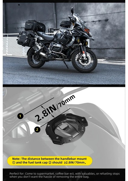 MJX2011 Manyetik Hızlı Sök-Tak Tank Çantası – Su Geçirmez, Geniş Hacimli, Mıknatıslı Motosiklet Tank Çantası modelleri