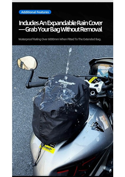 MJX2011 Manyetik Hızlı Sök-Tak Tank Çantası – Su Geçirmez, Geniş Hacimli, Mıknatıslı Motosiklet Tank Çantası fırsatları