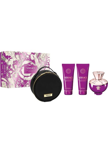 Dylan Purple Edp Xmas Set 25 (100ML+SG100 ml + BL100 ml +Pouch)