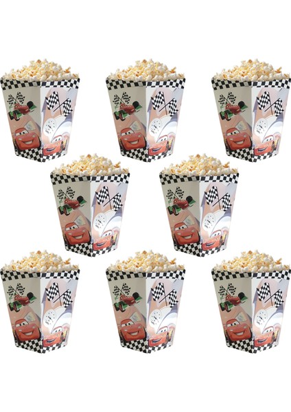 Cars Temalı Popcorn Mısır Kutusu 8 Li Paket fiyatları