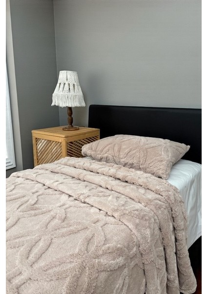 Orion Wellsoft Tek Kişilik Yatak Örtüsü Seti (180×235 cm + 1 Yastık Kılıfı) | Yumuşak ve Sıcak, Lüks Tasarım, Oeko-Tex Belgeli, Kışlık Battaniye Alternatifi