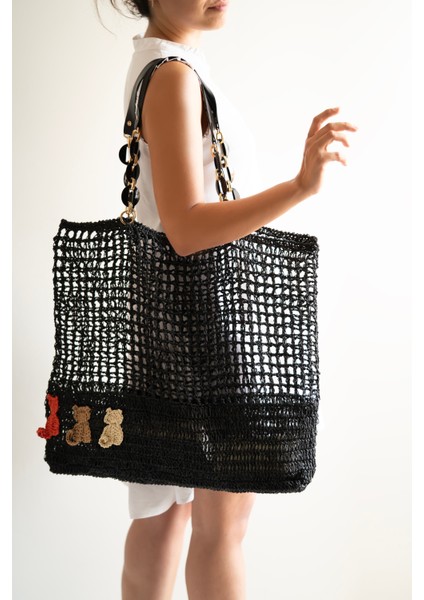 Kafes Model Yazlık Çanta