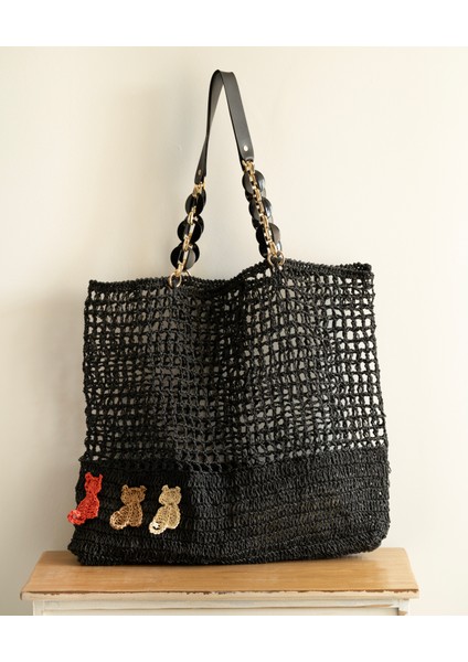 Kafes Model Yazlık Çanta