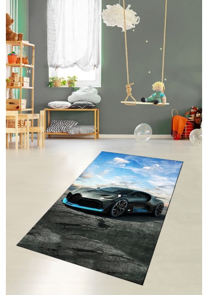 Arabalı Çocuk Halısı