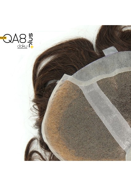 Protez Saç Qa8 - 8X10 Plus - Renk 1b( Koyu Kestane ) Ince Telli Her Yöne Taranabilen %100 Insan Saçı indirimleri