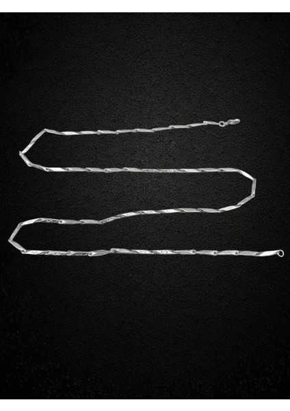 Çelik Kolye Titanyum Melon Dolar Motifli Model 2 mm 55 cm Gümüş (Silver) indirimleri