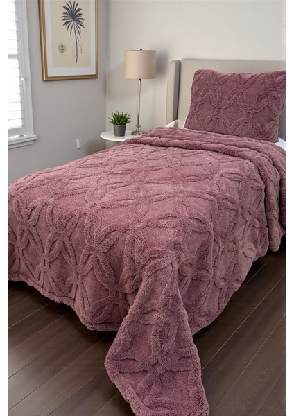 Orion Wellsoft Tek Kişilik Yatak Örtüsü Seti (180×235 cm + 1 Yastık Kılıfı) | Yumuşak ve Sıcak, Lüks Tasarım, Oeko-Tex Belgeli, Kışlık Battaniye Alternatifi