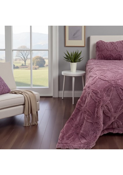 Orion Wellsoft Tek Kişilik Yatak Örtüsü Seti (180×235 cm + 1 Yastık Kılıfı) | Yumuşak ve Sıcak, Lüks Tasarım, Oeko-Tex Belgeli, Kışlık Battaniye Alternatifi