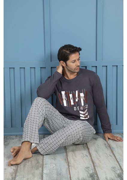 Aras Erkek Pijama Takımı---Antrasit--- fiyatları