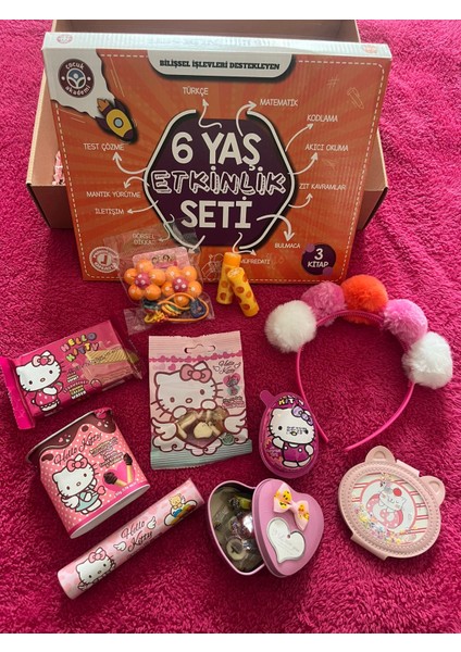 Zihinsel Gelişim Kutusu & 6 Yaş Çocuk Hediye Seti & Eğitim,Eğlence, Şekerlemeli Hediye Kutusu fiyatları