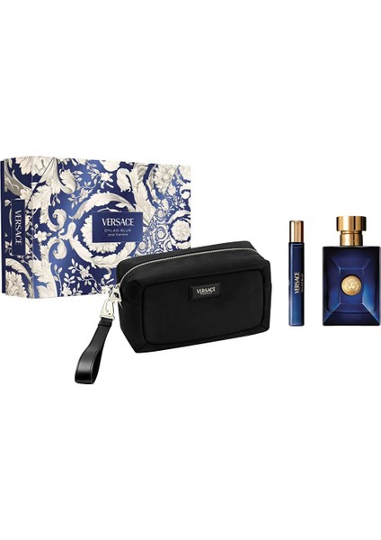 Dylan Blue Edt Xmas Set 25 (100 ML+TS10 ml + Pouch)