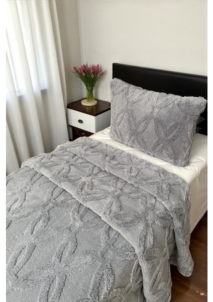 Orion Wellsoft Tek Kişilik Yatak Örtüsü Seti (180×235 cm + 1 Yastık Kılıfı) | Yumuşak ve Sıcak, Lüks Tasarım, Oeko-Tex Belgeli, Kışlık Battaniye Alternatifi