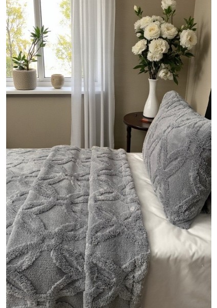 Orion Wellsoft Tek Kişilik Yatak Örtüsü Seti (180×235 cm + 1 Yastık Kılıfı) | Yumuşak ve Sıcak, Lüks Tasarım, Oeko-Tex Belgeli, Kışlık Battaniye Alternatifi