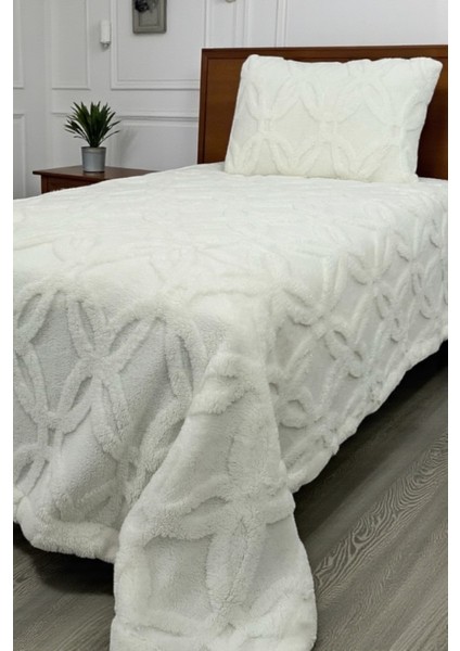 Orion Wellsoft Tek Kişilik Yatak Örtüsü Seti (180×235 cm + 1 Yastık Kılıfı) | Yumuşak ve Sıcak, Lüks Tasarım, Oeko-Tex Belgeli, Kışlık Battaniye Alternatifi