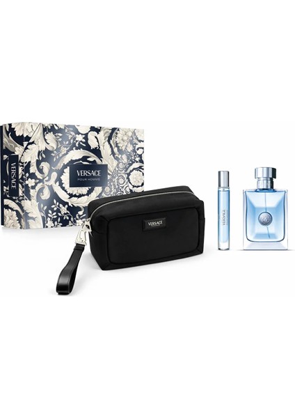 Pour Homme Edt Xmas Set 25 (100ML+TS10ML + Pouch)