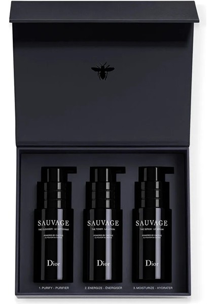 Sauvage Yüz Temizleyici 45 Ml+ Tonik 45 Ml+ Serum 45 ml