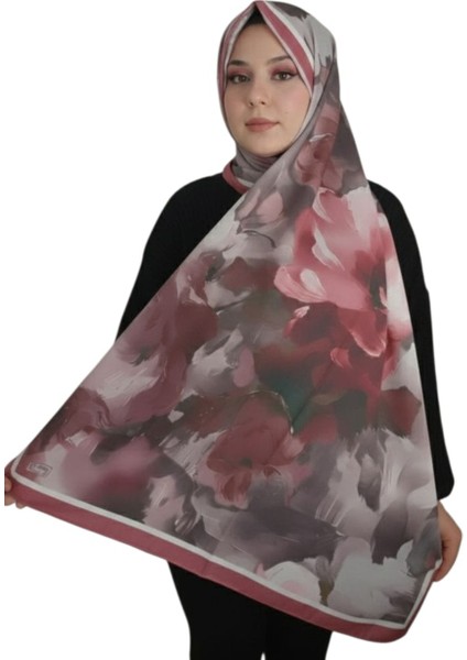 Çicek Desenli Premium Şal