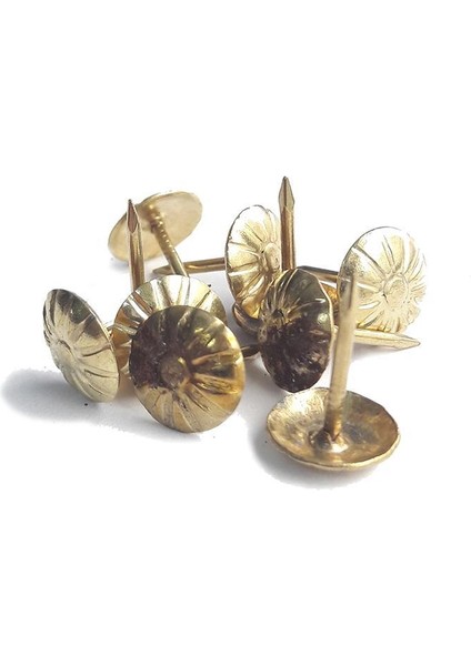 Kabara Raptiye Çivi Benekli Sarı 10 Adet