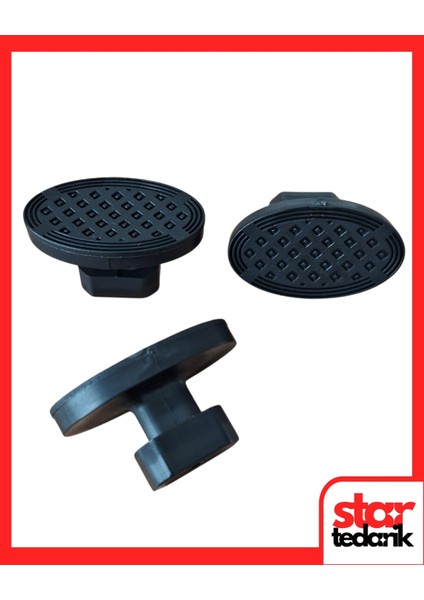 Pdr Boyasız Göçük Düzeltme Plastiği Köşe Elips Düz Çap 40X24MM - D. N6 - Siyah