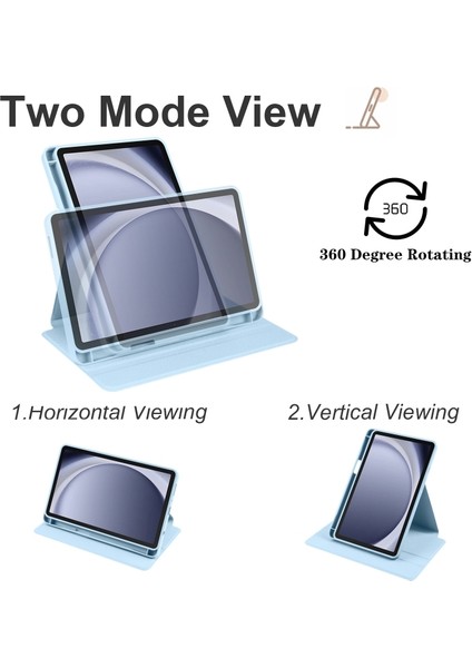 Samsung Galaxy Tab A11 Plus Kılıf Termik Stanlı Katlanabilir Kapak fiyatları