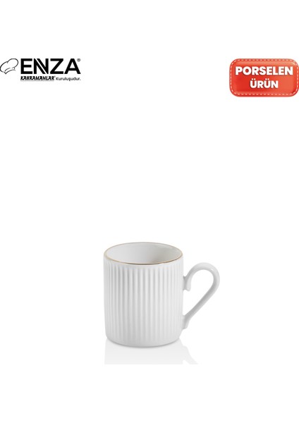 Elif 6 Kişilik Gold Porselen Kahve Fincanı Takımı indirimleri