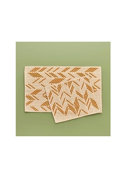 Maison Corner Paspas Takımı, Hardal, 60 x 100