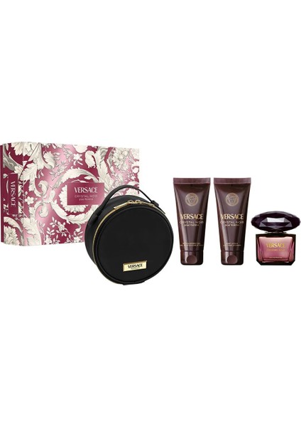 Crystal Noir Edp Xmas Set 25 ( 90ML+SG100ML+BL100ML + Pouch)