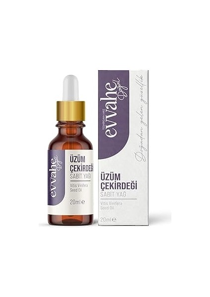 Evvahe Doğal Üzüm, Çekirdeği, Yağı, (20, Ml)