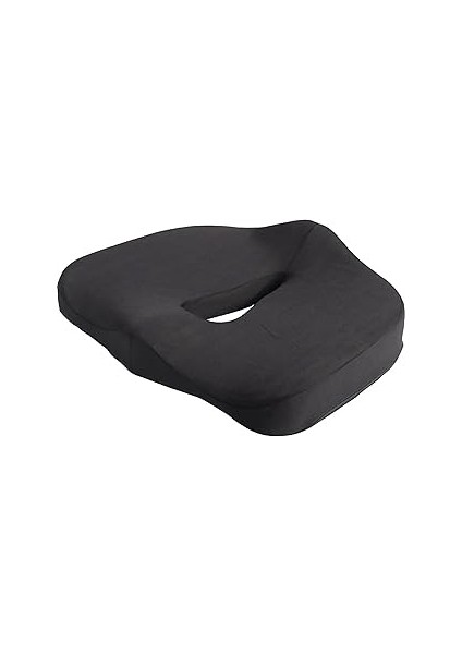 Ortopedik Basur Minderi Visco Posture Lüks Ortopedik Oturma Minderi, Figiza, Siyah, Standart