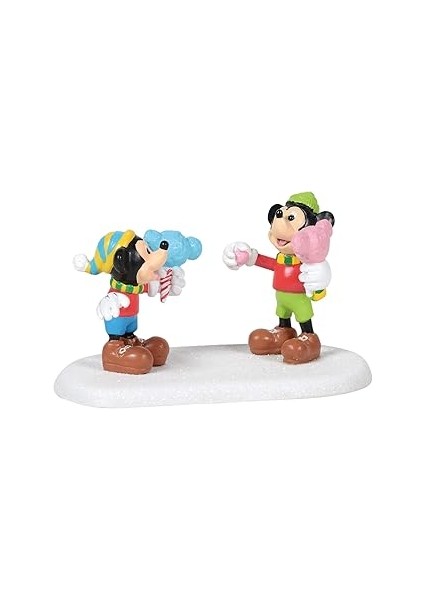 Department 56 Village Aksesuarları Pamuk Şeker Zevk Heykelcik, 4,75 Cm, Çok Renkli