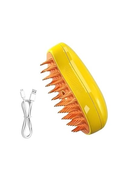 Tafce Buharlı Kedi & Köpek Yıkama Fırçası Tarağı Yumuşak Silikon Fırça Bakım