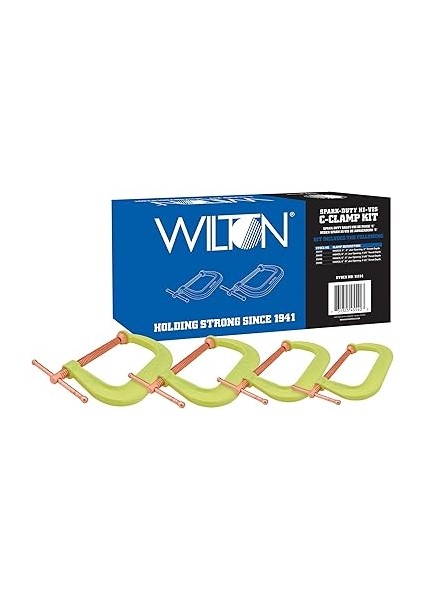 Wilton 11114 Spark-Duty 400CS Hi-Vis C-Clamp Kit