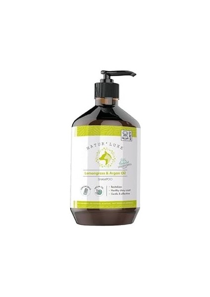 M-Pets Naturluxe Dog Shampoo Lemongrass & Argan Oil 500ML