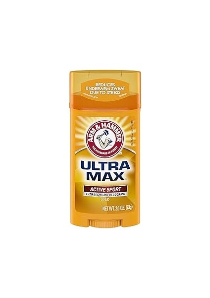 Arm & Hammer Anti-Terleme Deodorant Aktif Spor 2.5 Oz (1 Paket)