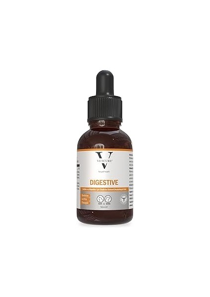 Vetcure Digestive Kedi ve Köpek Sindirim Sistemi Destekleyici Likit 50 ml