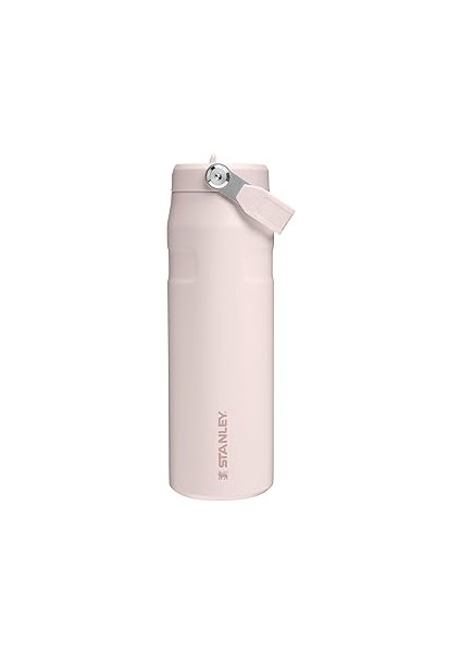 Stanley Iceflow™ Aerolight™ Flip Straw 2.0 Pipetli Su Şişesi, Pembe Kuvars (Rose Quartz), 0.7 Litre