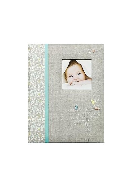 C.r. Gibson B2-15559 Doğa Temalı Bebeğin Ilk Beş Yıllık Hafıza Kitabı, 22 cm G x 25,5 cm Y 64 Sayfa