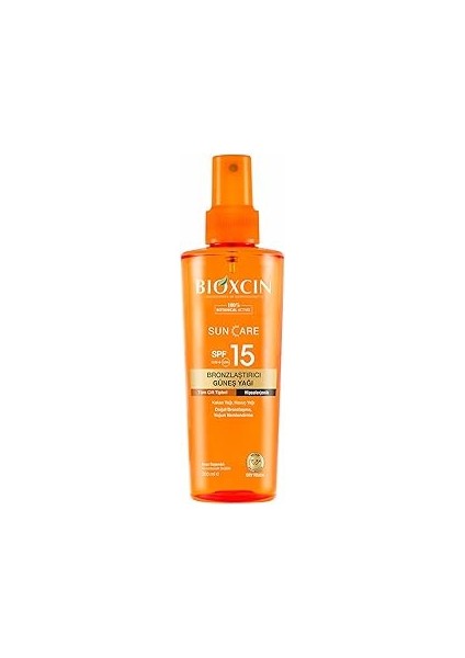 Sun Care Bronzlaştırıcı Yağ 200 ml 15 Spf