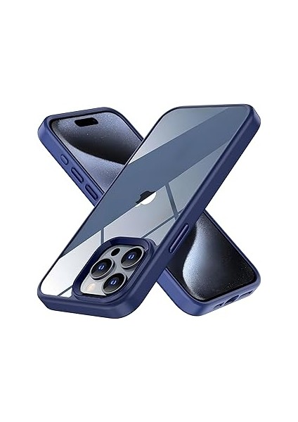 Minesk 15 Için Hybrid Serisi Arkası Kristal Şeffaf Polikarbonat Kenarları Silikon Kamera