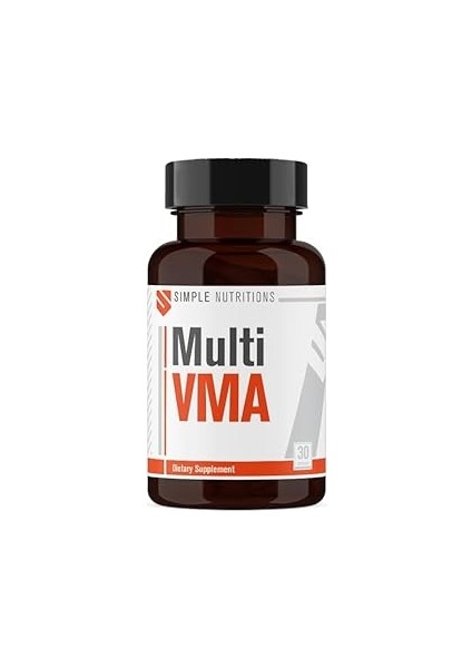 Simple Nutritions Multi Vma – Multivitamin & Multimineral Takviye | 30 Kapsül | Vitamin D3, C, B12,