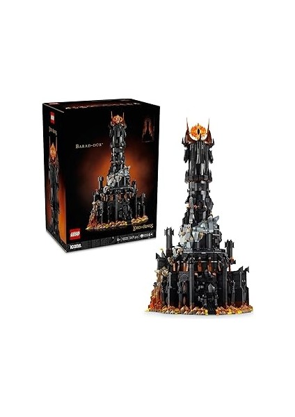 Icons Yüzüklerin Efendisi: Barad-Dûr 10333 – Yetişkinler Için Koleksiyonluk Yapım Seti, Sauron