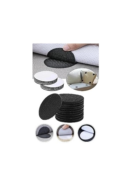 Halı Örtü Kaydırmaz Kilim Koltuk Sabitleyici Cırt Yıkanabilir Kendinden Yapışkanlı Ped Halı Kaydırm