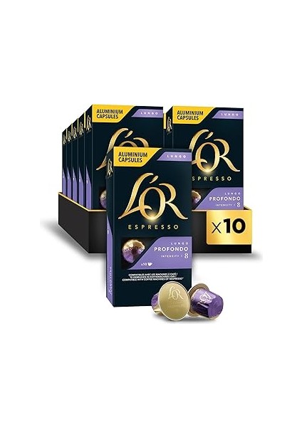 L'or Espresso 08 Lungo Profondo x 10 Paket